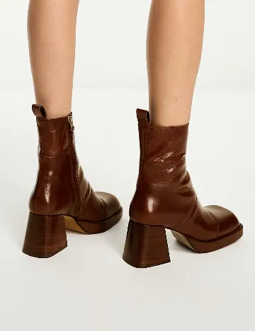 Botine ASOS, maro Maro