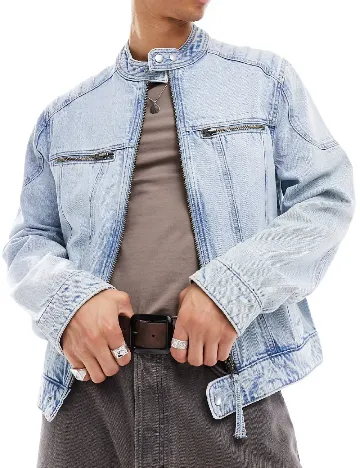 Jacheta ASOS, bleu Albastru
