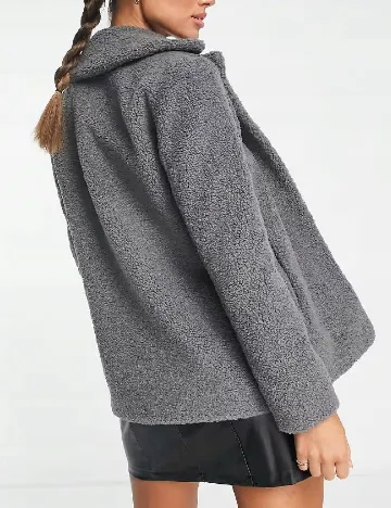 Palton Unreal Fur, gri Gri