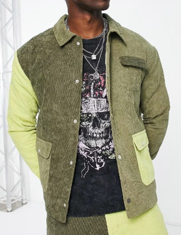 Jacheta Reclaimed Vintage, verde