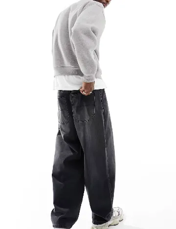 Bluza Asos Plus Size Men, gri Gri