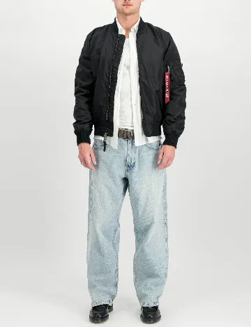 Jacheta ALPHA INDUSTRIES, negru Negru
