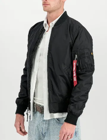 Jacheta ALPHA INDUSTRIES, negru Negru