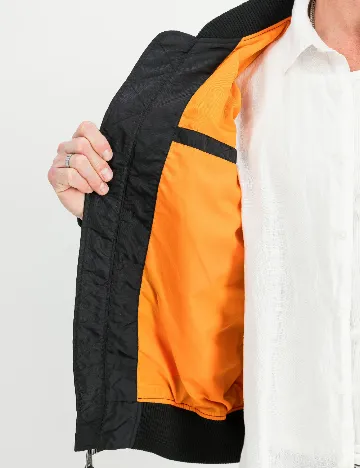 Jacheta ALPHA INDUSTRIES, negru Negru