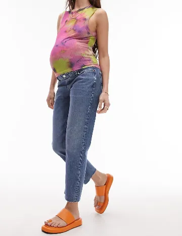 Blugi Asos Maternity, albastru Albastru