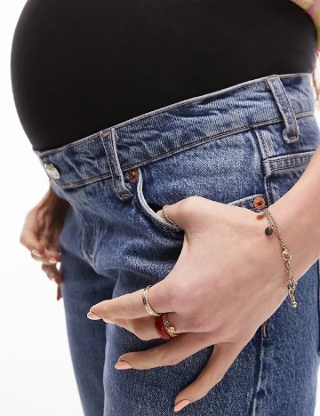 Blugi Asos Maternity, albastru