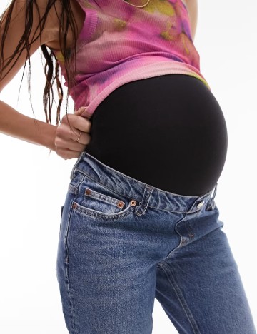 Blugi Asos Maternity, albastru