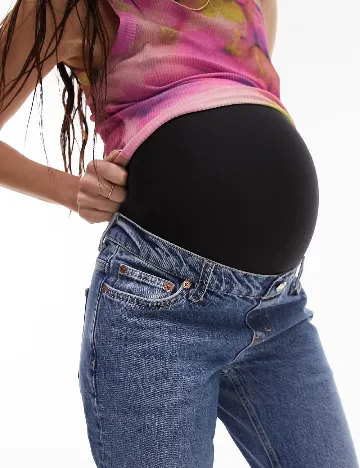 Blugi Asos Maternity, albastru Albastru