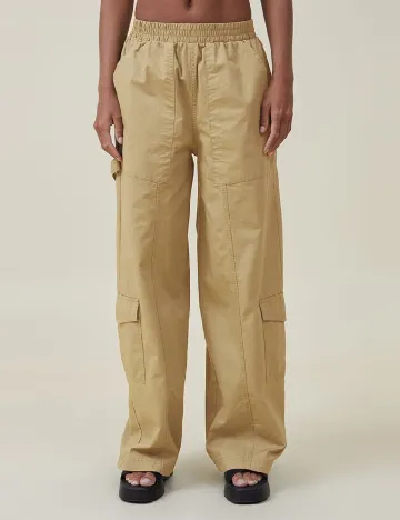 Pantaloni Cotton On, crem Crem