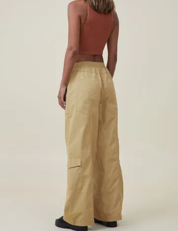 Pantaloni Cotton On, crem Crem
