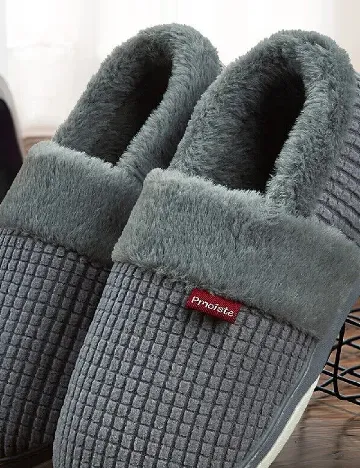 Papuci de Casa SHEIN, gri Gri