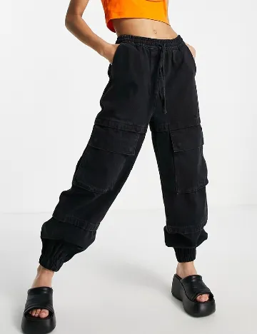 Pantaloni Signature 8, negru Negru