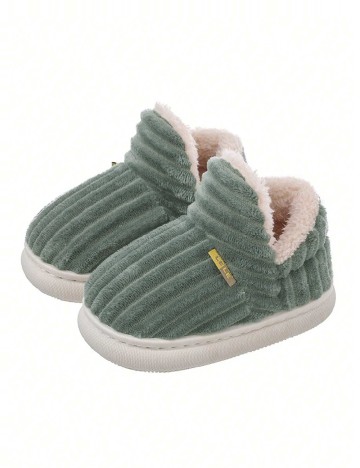 Papuci de Casa Shein Kids, verde