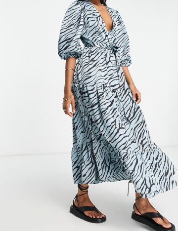 Rochie medie Glamorous, albastru