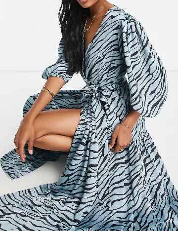 Rochie medie Glamorous, albastru Albastru