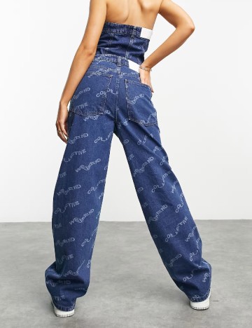 Blugi ASOS Curve, albastru