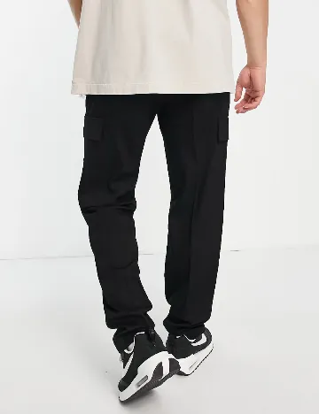 Pantaloni Topman, negru Negru