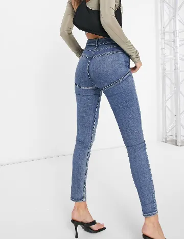 Blugi ASOS, albastru Albastru