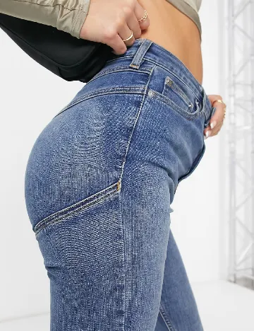Blugi ASOS, albastru Albastru