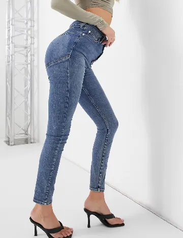 Blugi ASOS, albastru Albastru