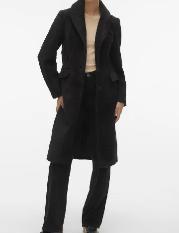 Palton Vero Moda, negru Negru