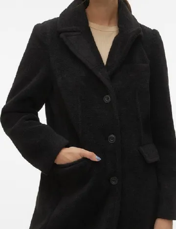 Palton Vero Moda, negru Negru