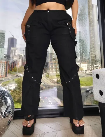 Blugi Labelrail x Holly Marston, negru Negru