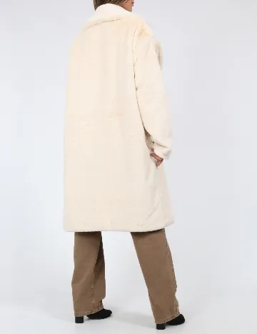 Palton Zara, crem Crem