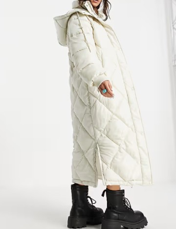 Geaca reversibila Top Shop, crem