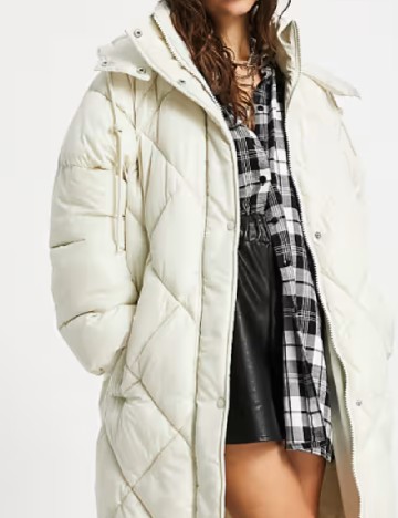 Geaca reversibila Top Shop, crem