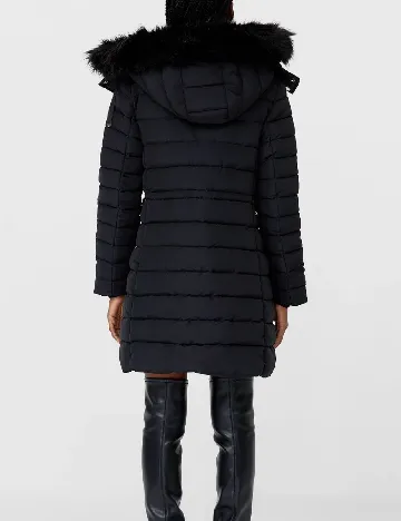Geaca Stradivarius, negru Negru