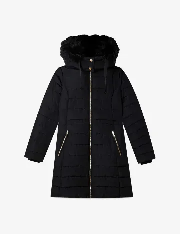 Geaca Stradivarius, negru Negru