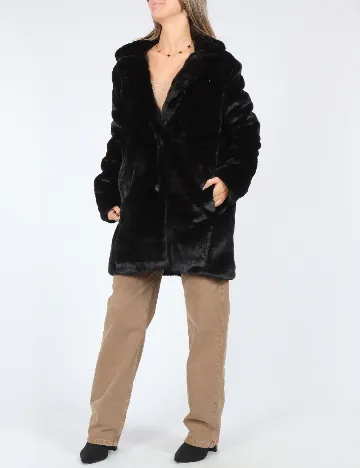 Palton Only, negru Negru