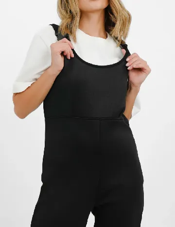 Salopeta de ski Threadbare, negru Negru