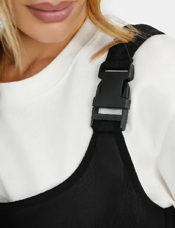 Salopeta de ski Threadbare, negru Negru