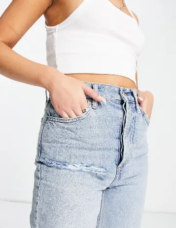 Blugi Top Shop, albastru Albastru