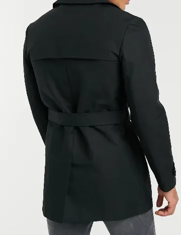 Palton ASOS, negru Negru