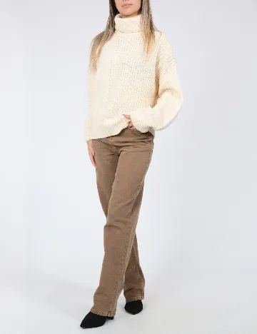 Pulover Top Shop, crem Crem