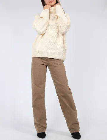 Pulover Top Shop, crem Crem