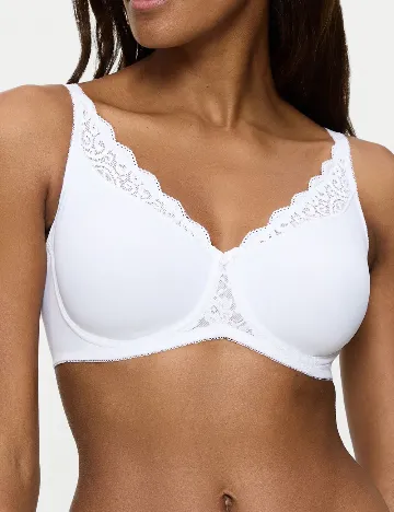 Sutien Triumph, alb Alb