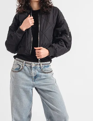 Jacheta Only, negru Negru