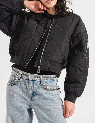 Jacheta Only, negru Negru