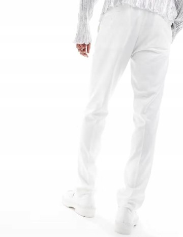 Pantaloni Devil s Advocate, alb