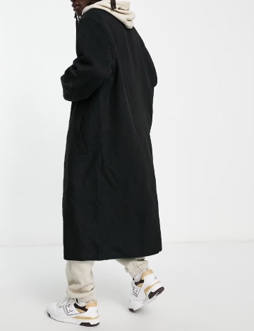 Palton oversize ASOS, negru
