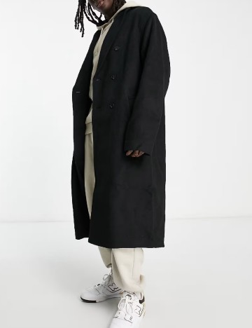 Palton oversize ASOS, negru