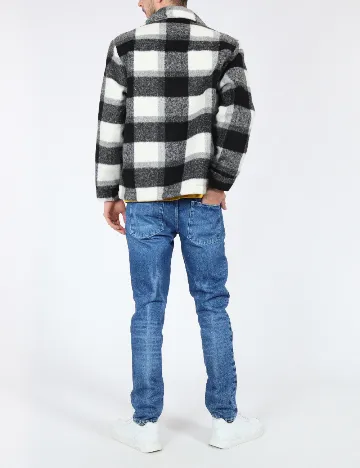 Jacheta Zara, alb/negru Alb