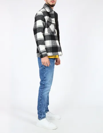 Jacheta Zara, alb/negru Alb