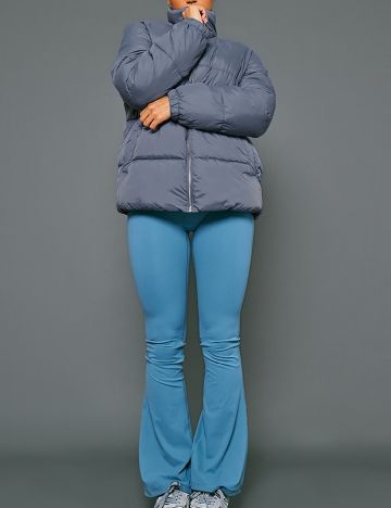 Geaca PrettyLittleThing, albastru