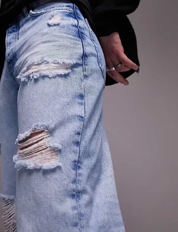 Blugi Topman, albastru Albastru