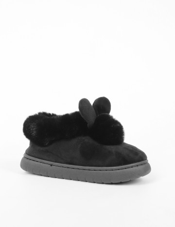 Papuci de Casa SHEIN, negru